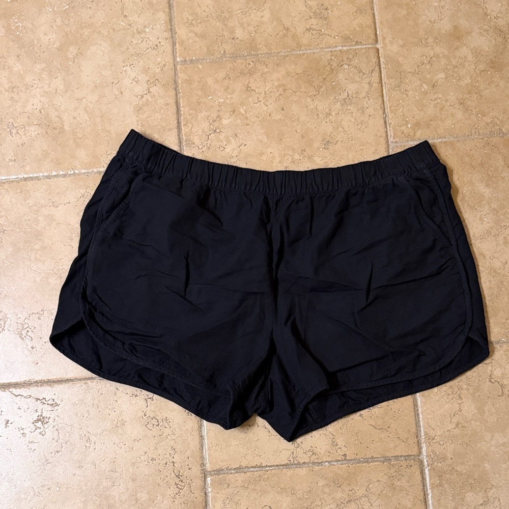 Madewell Black XL Women's Black Athletic Shorts